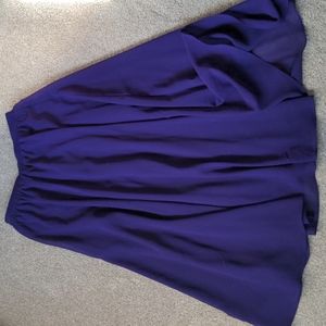 Long purple skirt